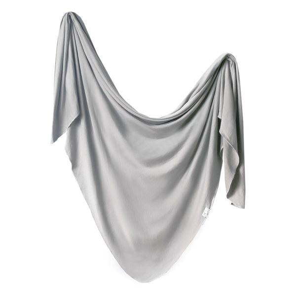 Stone Knit Swaddle Blanket Copper Pearl Lil Tulips