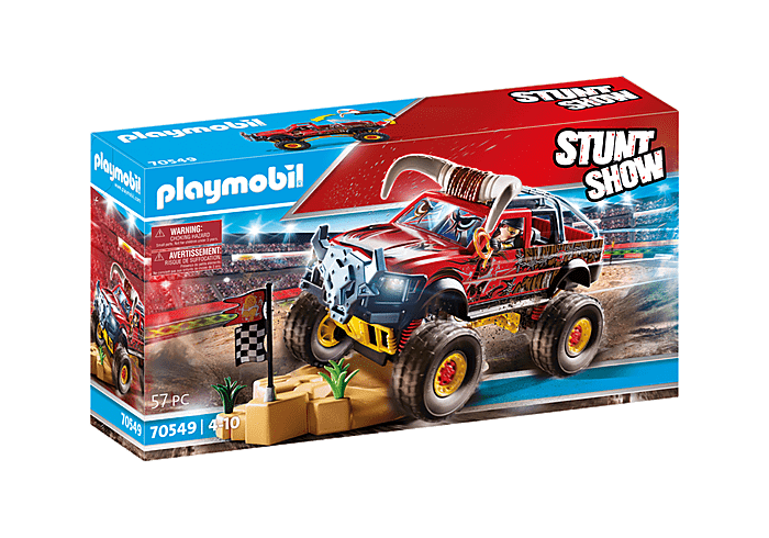 Stunt Show Bull Monster Truck Playmobil Lil Tulips