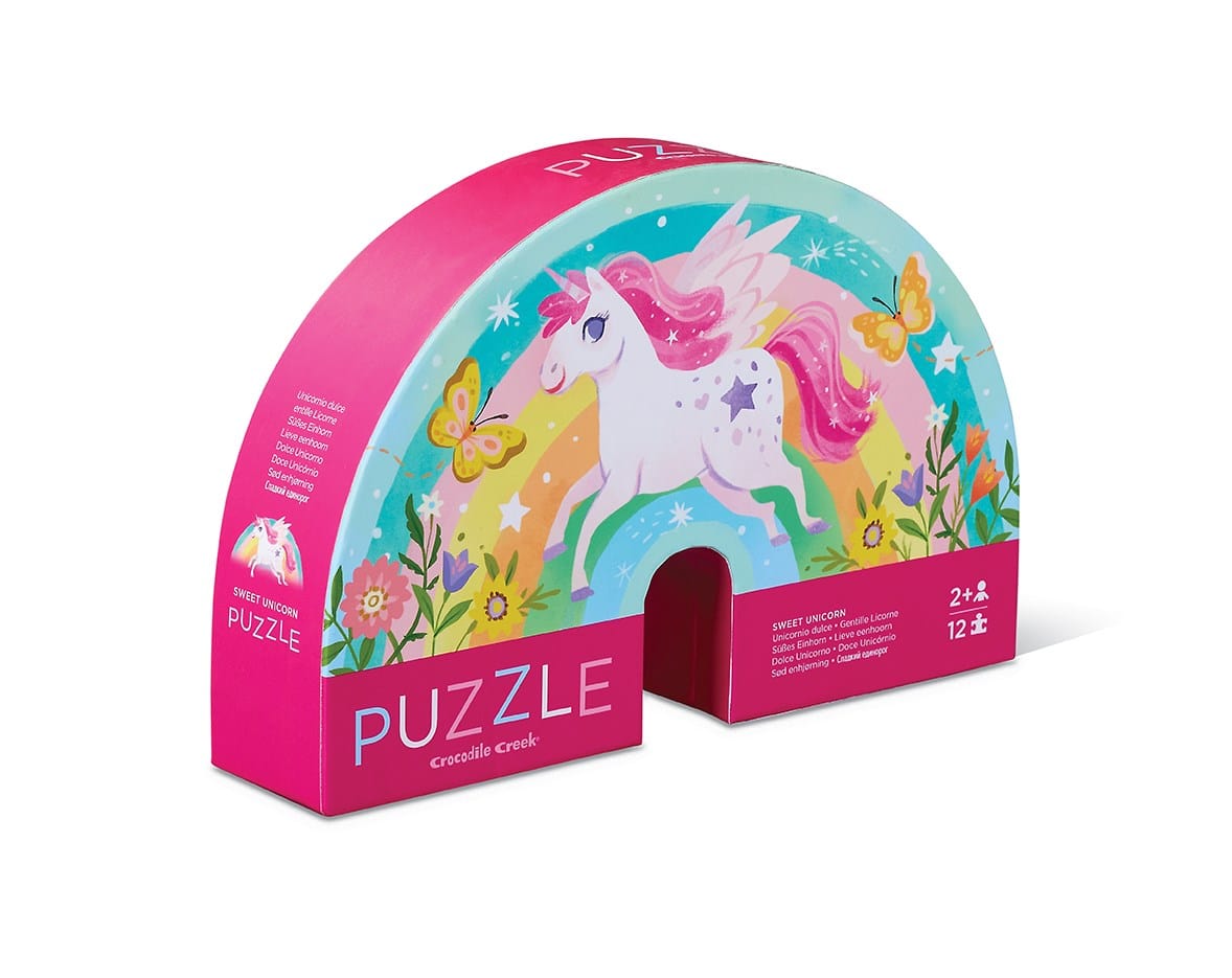Sweet Unicorn Puzzle 12 Piece Crocodile Creek Lil Tulips