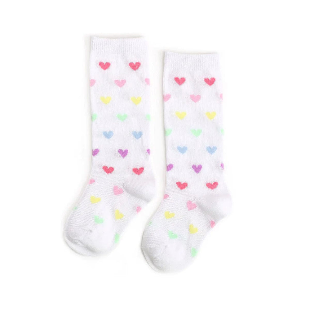 Sweetheart Knee High Socks Little Stocking Company Lil Tulips