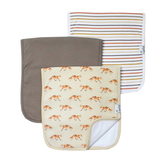 Swift Burp Cloth Set Copper Pearl Lil Tulips