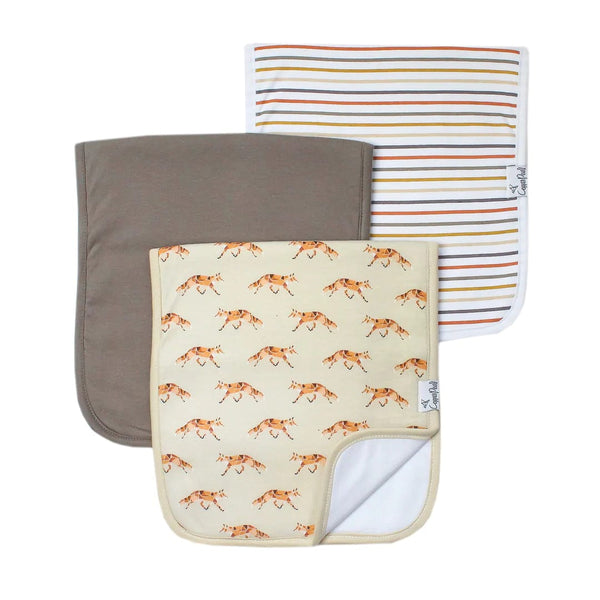 Swift Burp Cloth Set Copper Pearl Lil Tulips