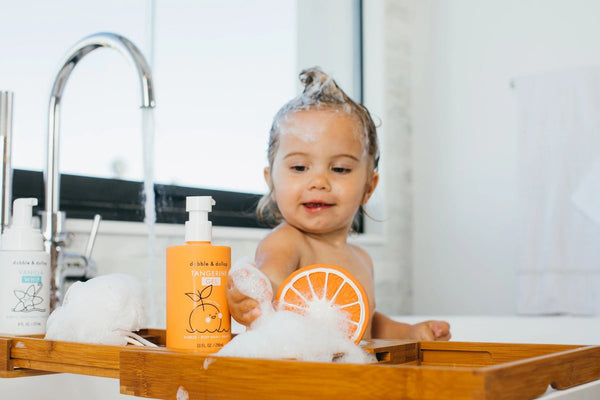 Tangerine - Shampoo, Body Wash & Bubbles Dabble & Dollop Lil Tulips