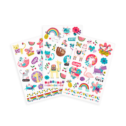 Tattoo Palooza Temporary Tattoos: Funtastic Friends OOLY Lil Tulips