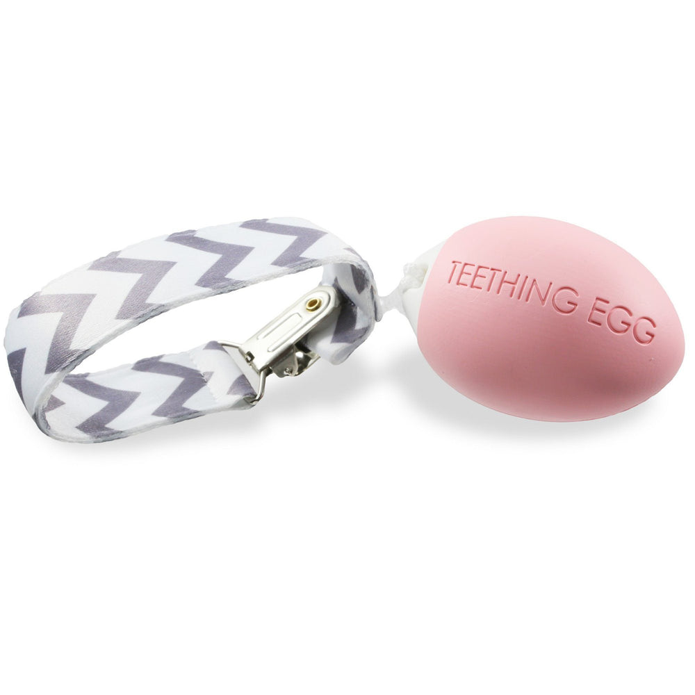 The Teething Egg - Baby Pink