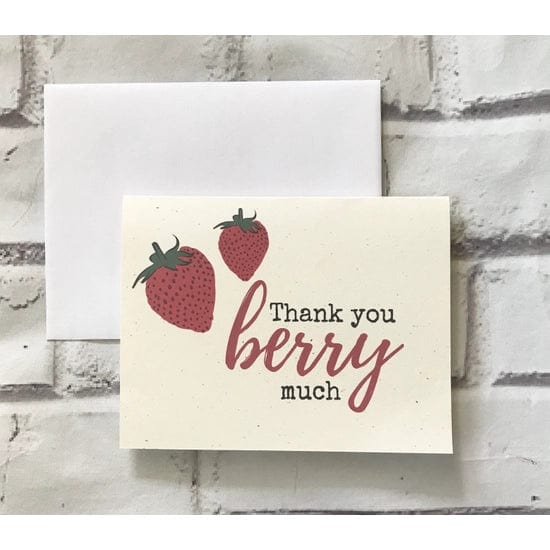 Thank You Card | Berry Much Notably Paper Company Lil Tulips