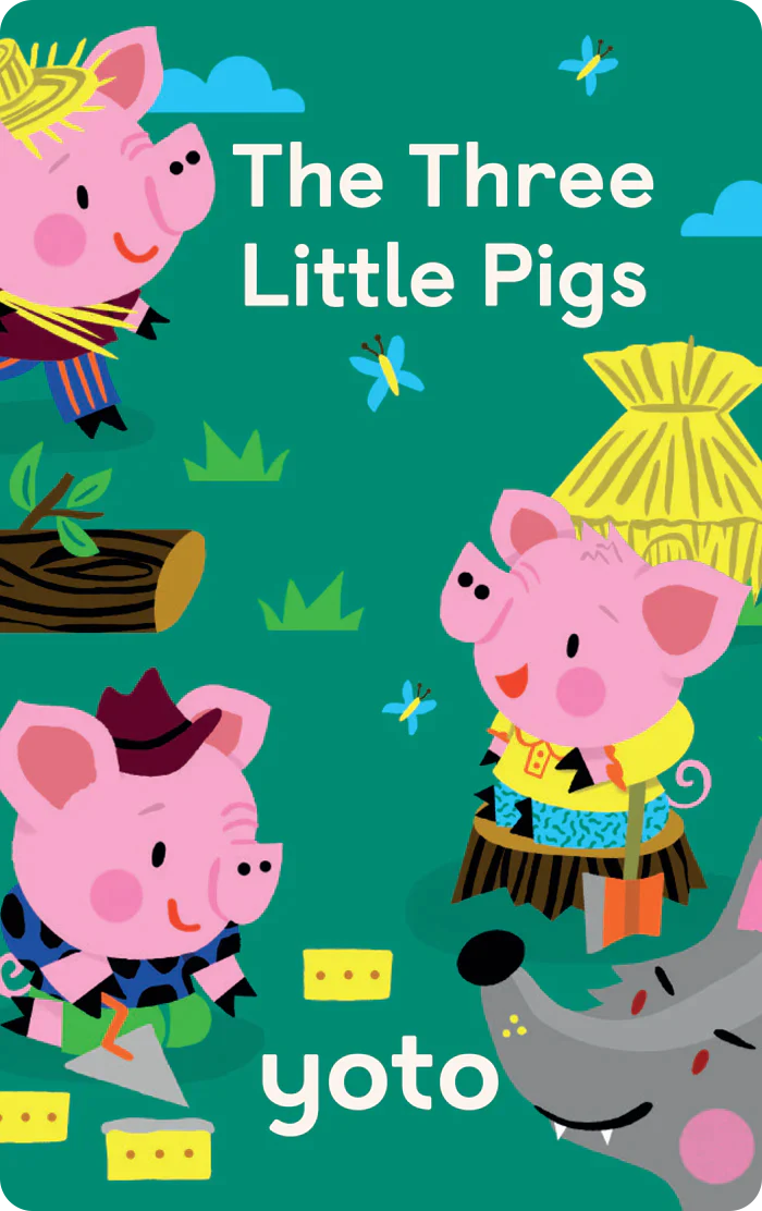 Three Little Pigs - Audiobook Card