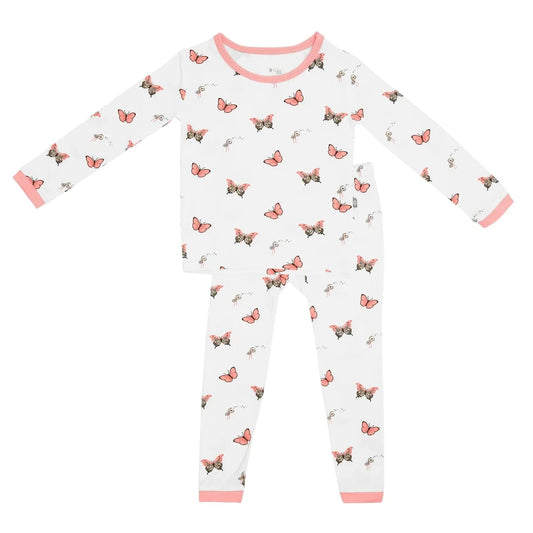 Toddler Pajama Set in Butterfly Kyte Baby Baby & Toddler Lil Tulips