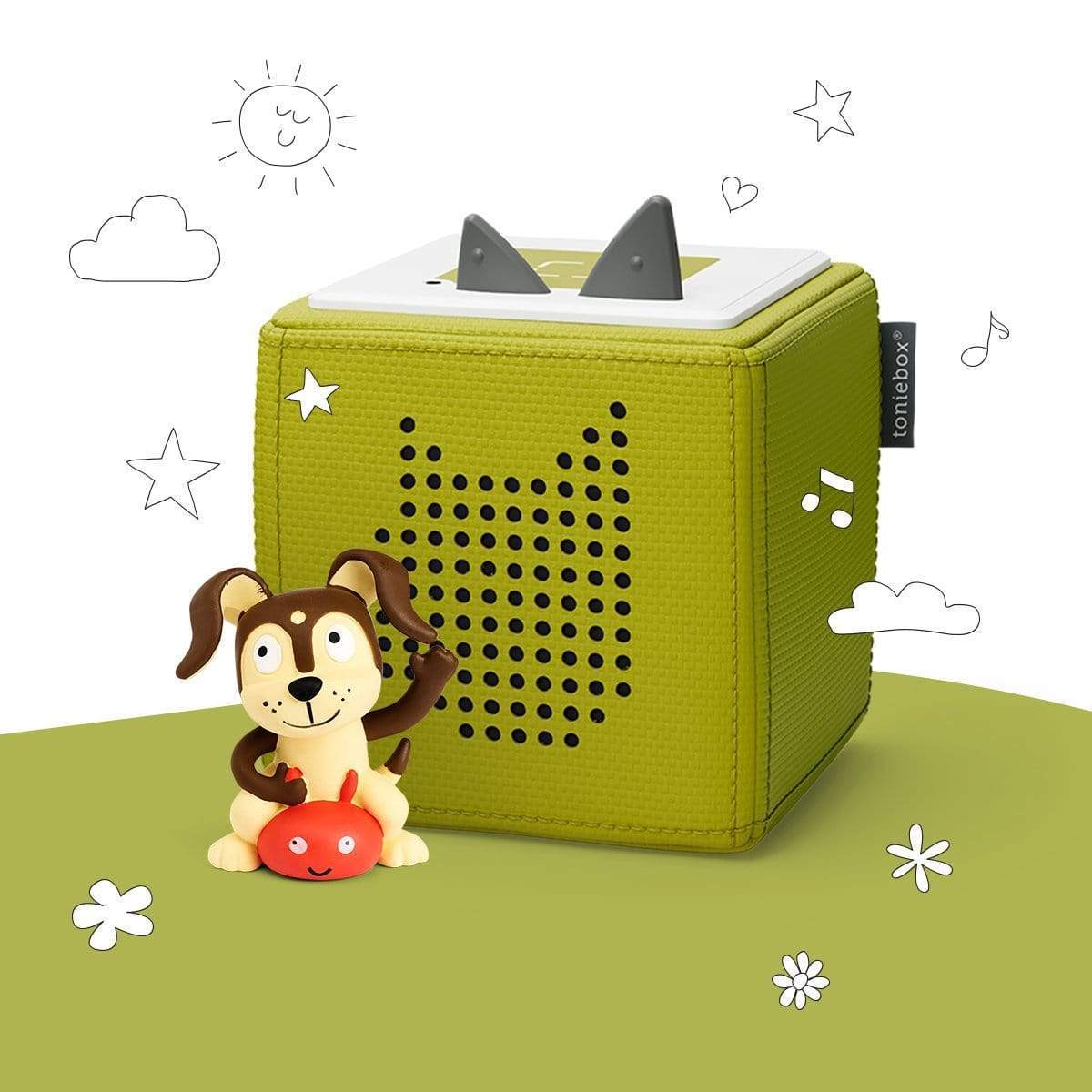 Toniebox Playtime Puppy Starter Set - Green Tonies Lil Tulips