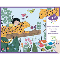 Touch and Paint! Finger Painting Art Kit Djeco Lil Tulips