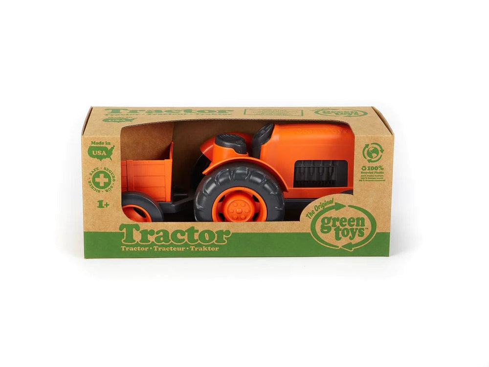 Tractor - Orange Green Toys Lil Tulips