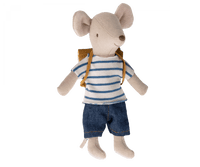 Tricycle Mouse, Big Brother with Bag Maileg Lil Tulips