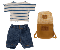 Tricycle Mouse, Big Brother with Bag Maileg Lil Tulips
