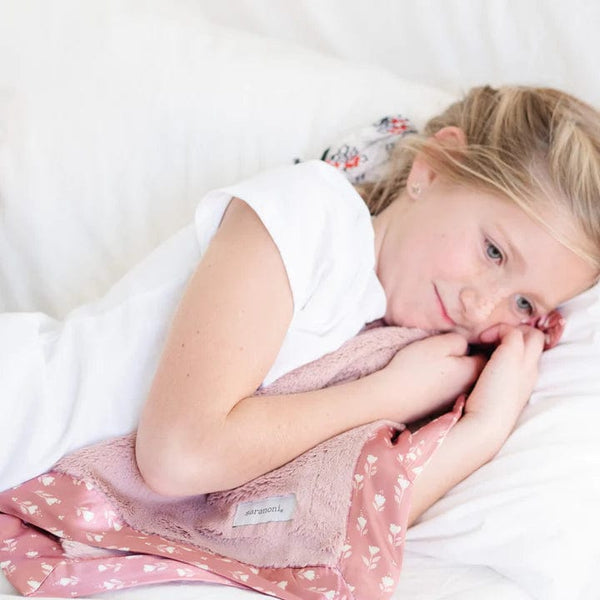 Tulip Lush Satin Border Blanket Mini Saranoni Lil Tulips