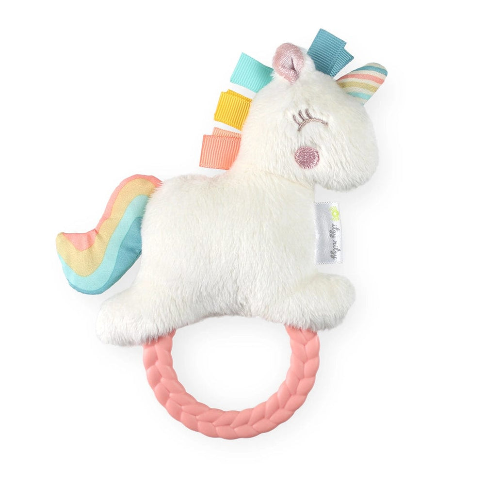 Unicorn Ritzy Rattle Pal™ Plush Rattle Pal with Teether Itzy Ritzy Pacifiers & Teethers Lil Tulips