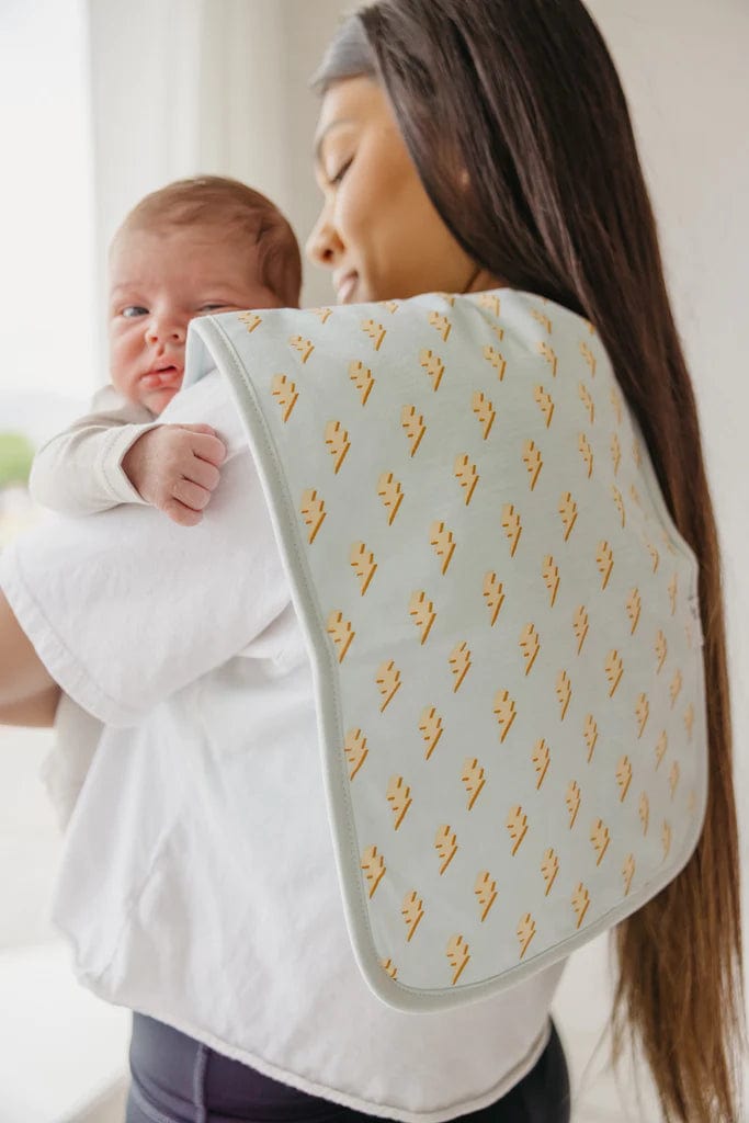 Vance Burp Cloth Set Copper Pearl Lil Tulips