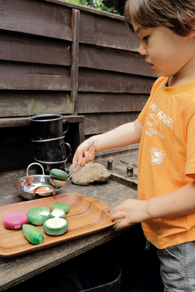 Vegetables Sensory Play Stones Yellow Door US LLC Lil Tulips