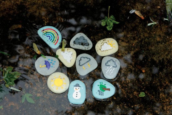 Weather Stones Play Set Yellow Door US LLC Lil Tulips