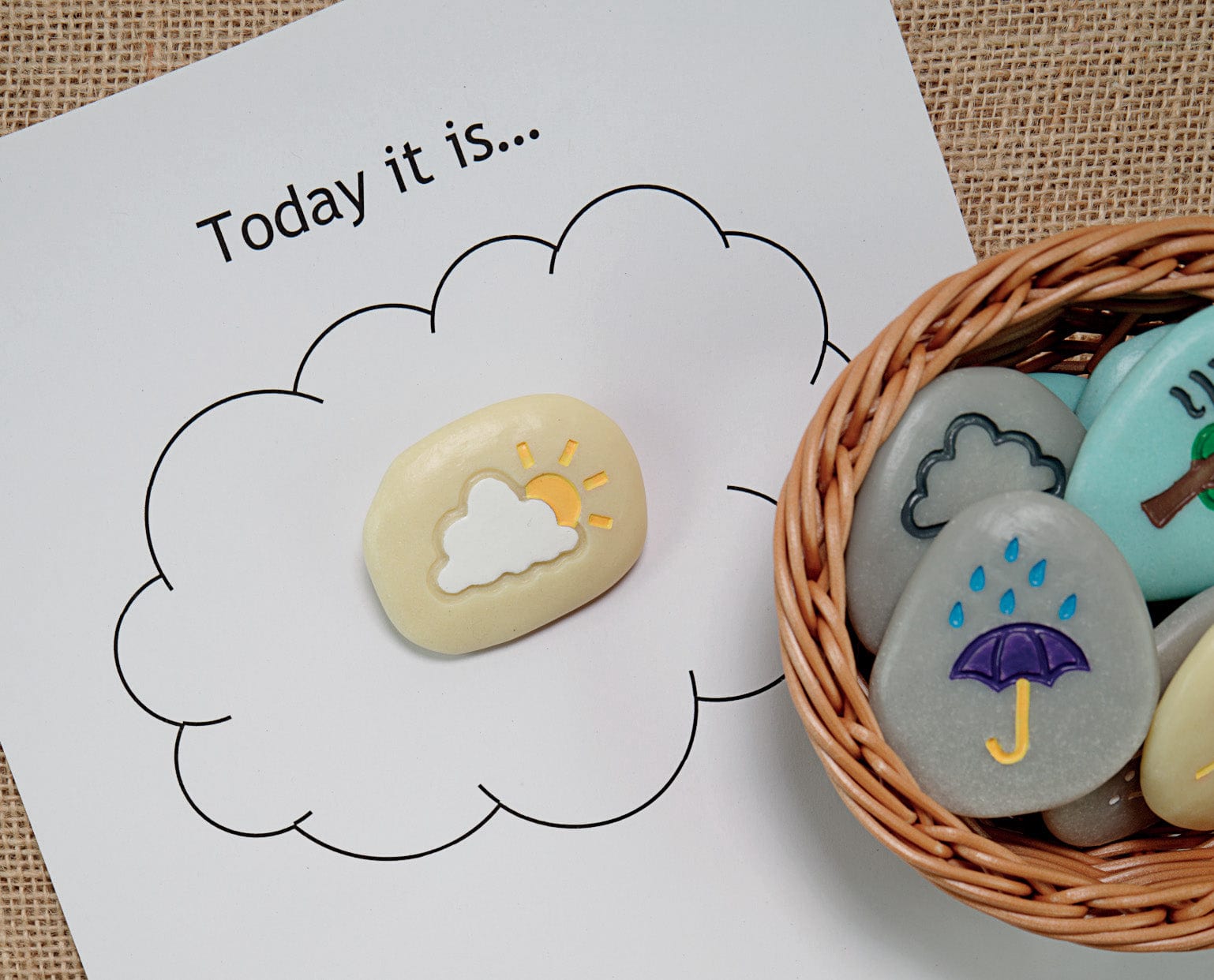 Weather Stones Play Set Yellow Door US LLC Lil Tulips