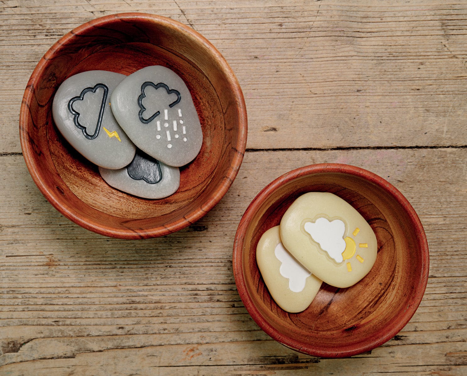 Weather Stones Play Set Yellow Door US LLC Lil Tulips