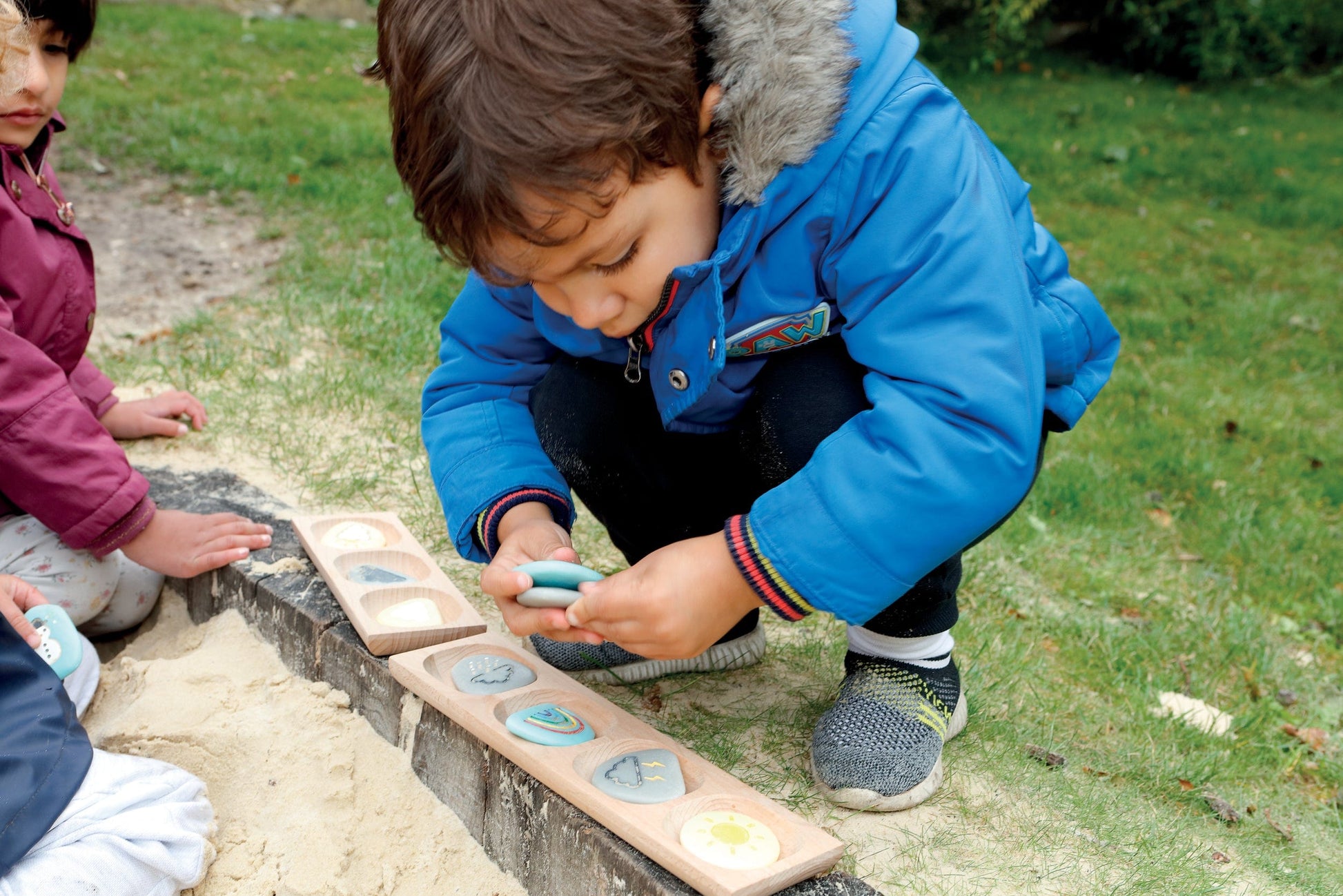 Weather Stones Play Set Yellow Door US LLC Lil Tulips