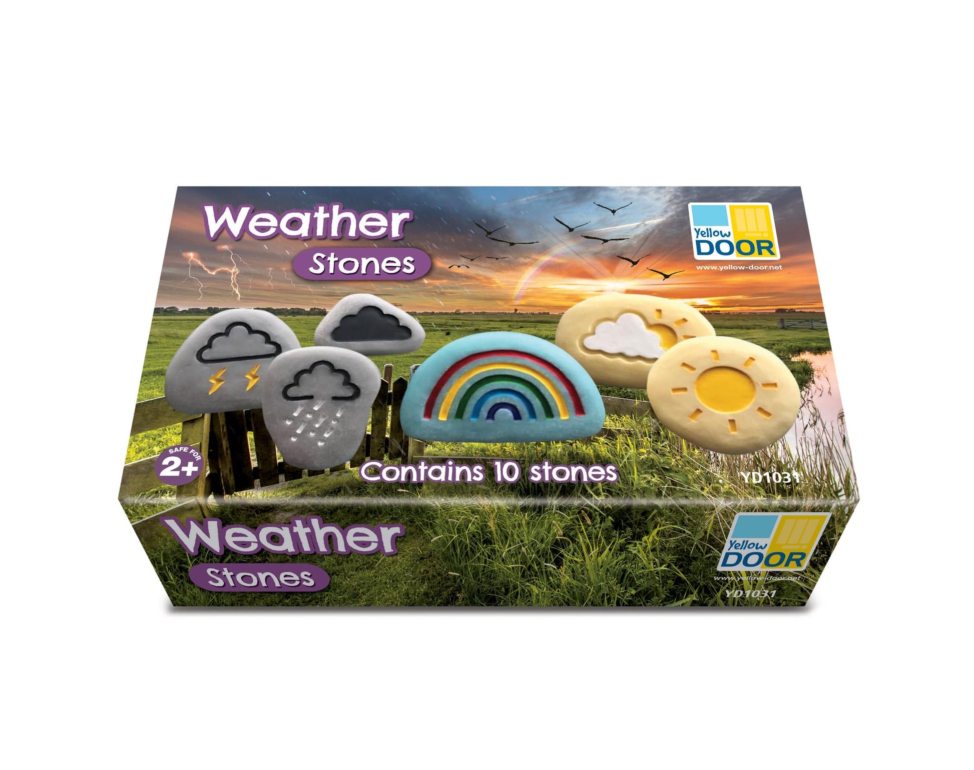 Weather Stones Play Set Yellow Door US LLC Lil Tulips