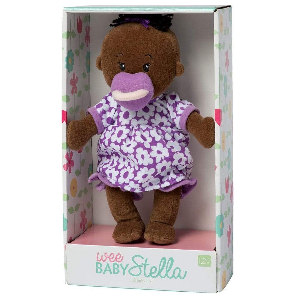 Wee Baby Stella Doll Brown Manhattan Toy Company Lil Tulips