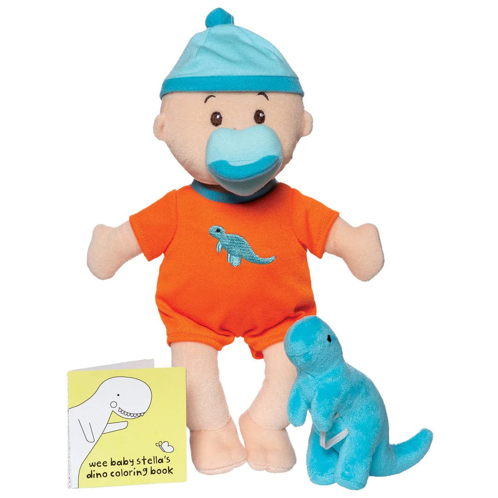 Wee Baby Stella Peach Tiny Dino Set Manhattan Toy Company Lil Tulips