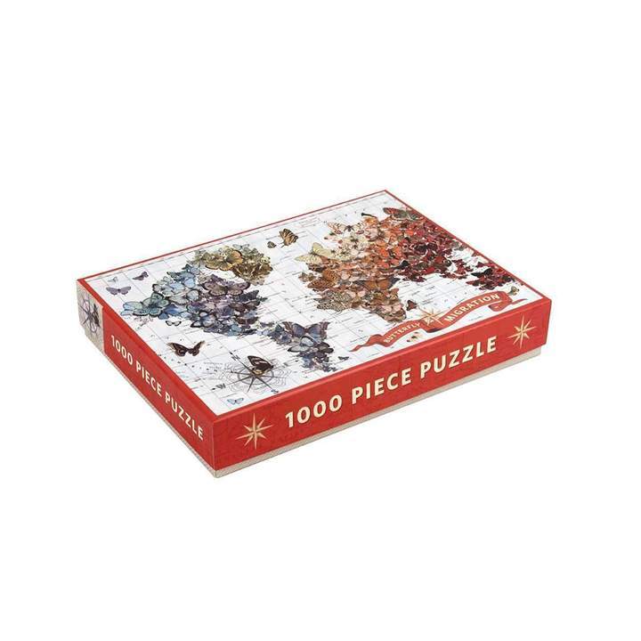 Wendy Gold Butterfly Migration 1000 Piece Puzzle Chronicle Books Lil Tulips