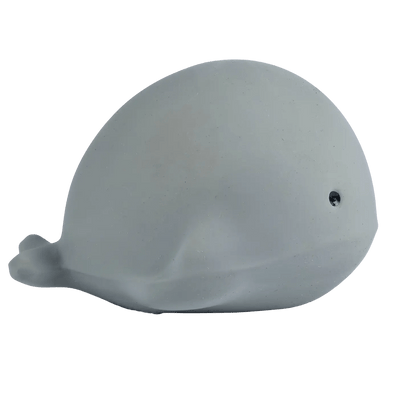 Whale Natural Organic Rubber Teether, Rattle & Bath Toy Tikiri Toys Lil Tulips