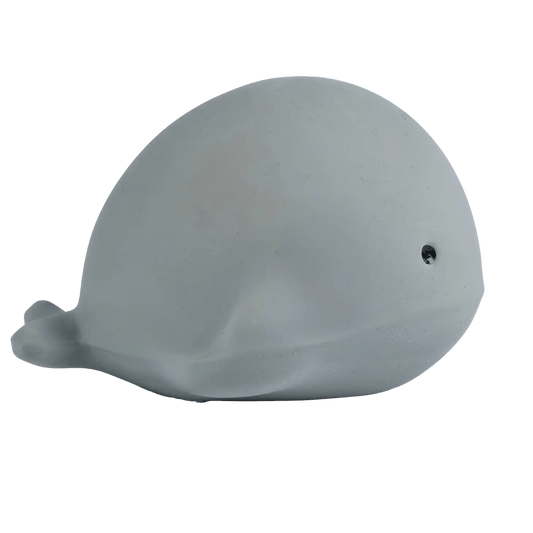 Whale Natural Organic Rubber Teether, Rattle & Bath Toy Tikiri Toys Lil Tulips