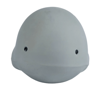 Whale Natural Organic Rubber Teether, Rattle & Bath Toy Tikiri Toys Lil Tulips