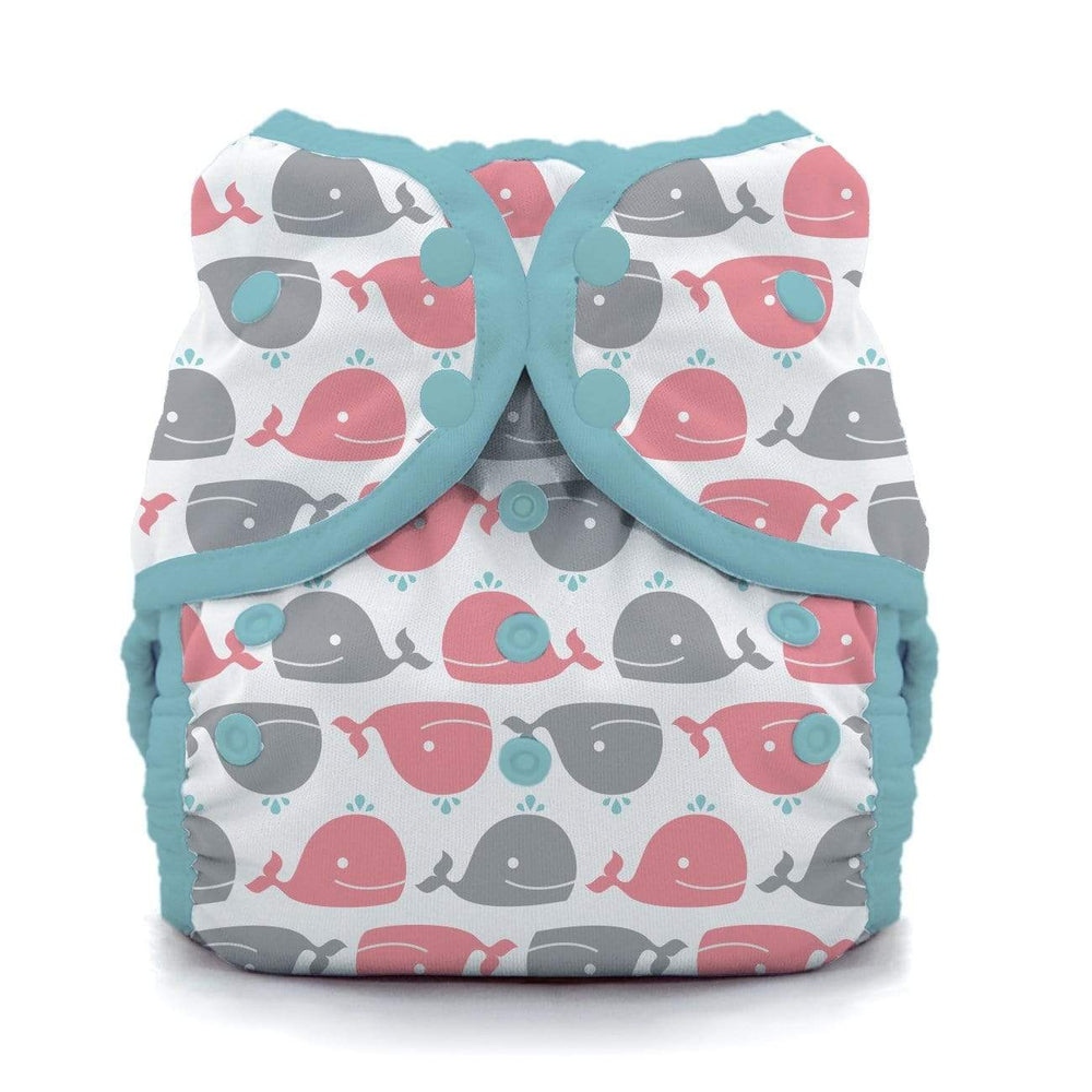 Whales Swim Diaper Thirsties Lil Tulips