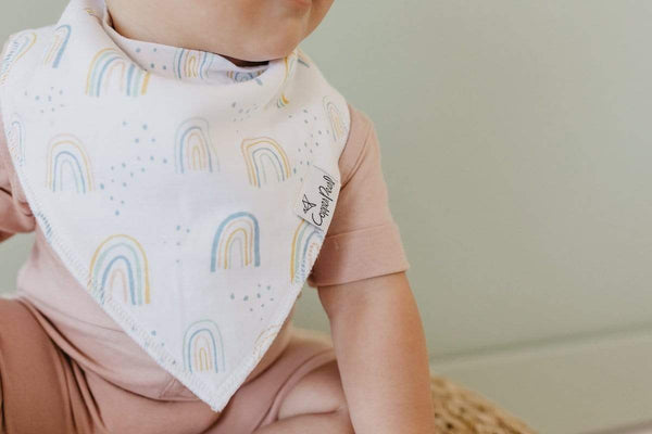 Whimsy Baby Bandana Bibs Copper Pearl Lil Tulips