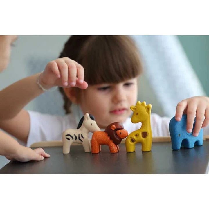Wild Animals Set Plan Toys Lil Tulips