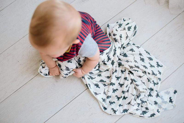 Wild Knit Swaddle Blanket Copper Pearl Lil Tulips