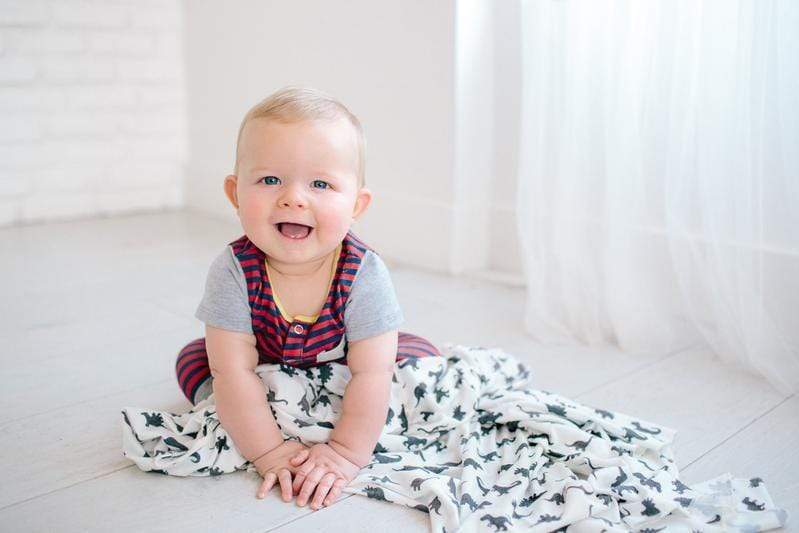 Wild Knit Swaddle Blanket Copper Pearl Lil Tulips