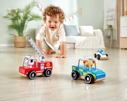 Wild Rider Fire Truck Hape Lil Tulips