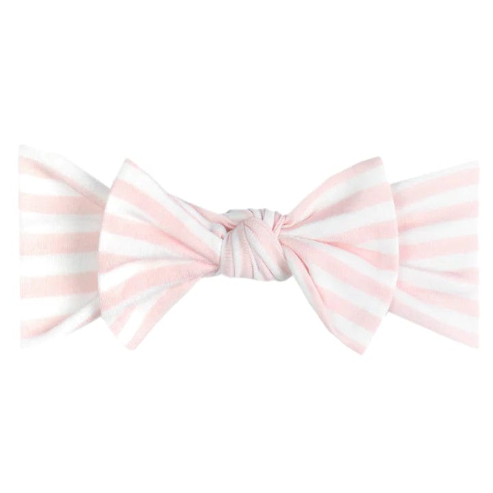 Winnie Knit Headband Bow Copper Pearl Lil Tulips