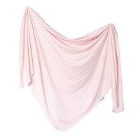 Winnie Knit Swaddle Blanket Copper Pearl Lil Tulips