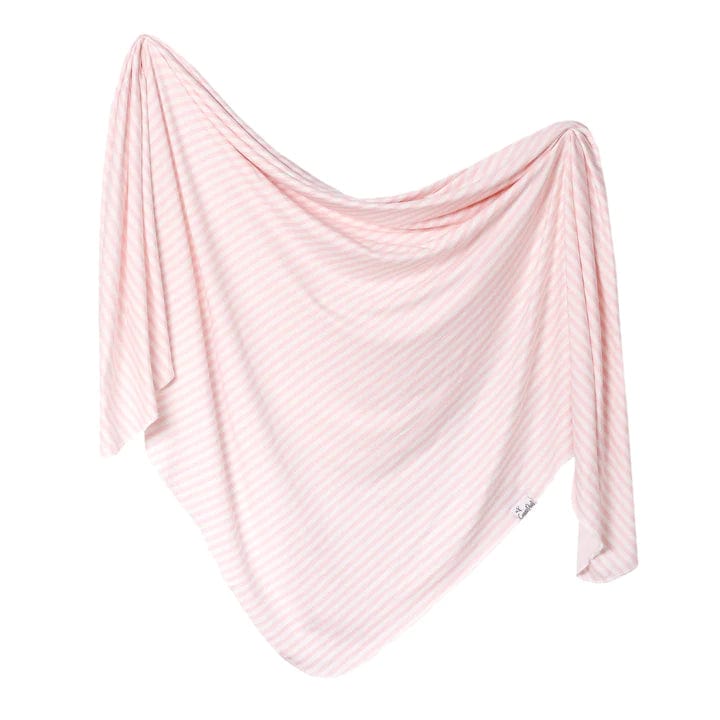 Winnie Knit Swaddle Blanket Copper Pearl Lil Tulips