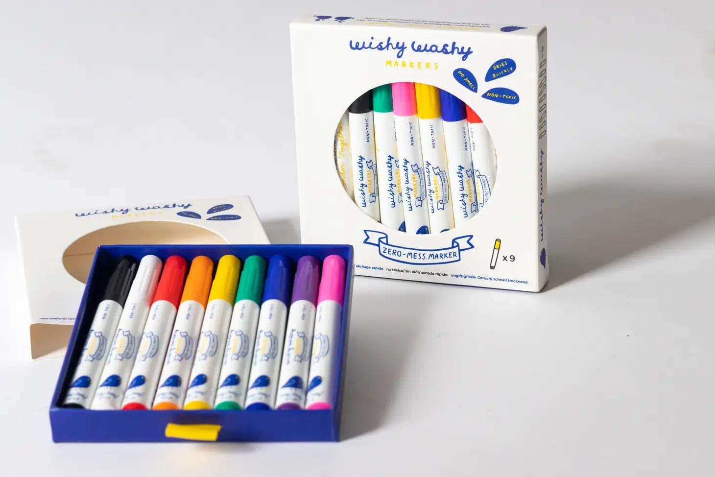 Wishy Washy Markers - Set of 9 Jaq Jaq Bird Lil Tulips