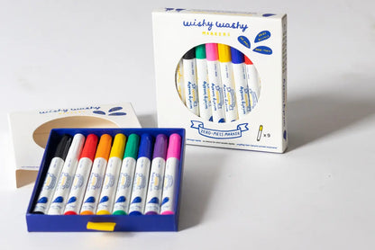 Wishy Washy Markers - Set of 9 Jaq Jaq Bird Lil Tulips
