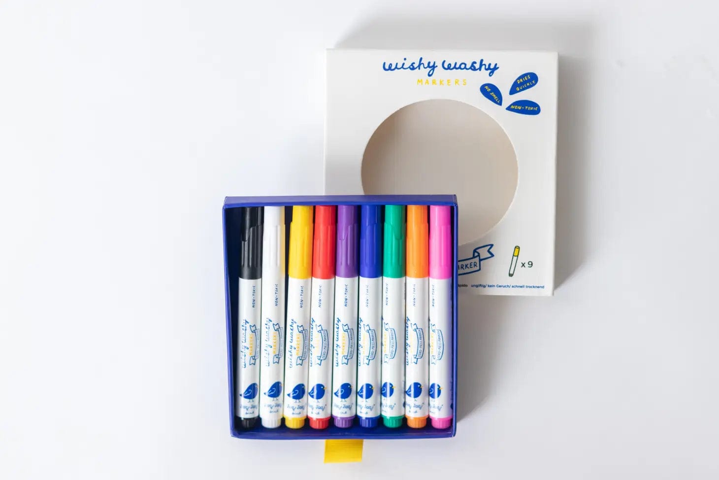 Wishy Washy Markers - Set of 9 Jaq Jaq Bird Lil Tulips