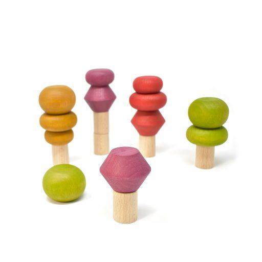 Wooden Autumn Stacking Trees Lubulona Lil Tulips