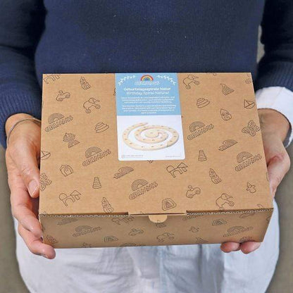 Wooden Birthday Spiral Nature Grimm's Lil Tulips