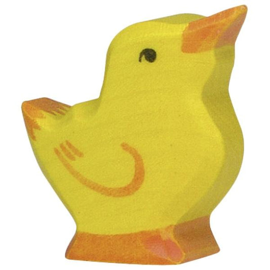 Wooden Chick Raised Head Holztiger Lil Tulips