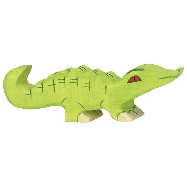 Wooden Crocodile Small Holztiger Lil Tulips