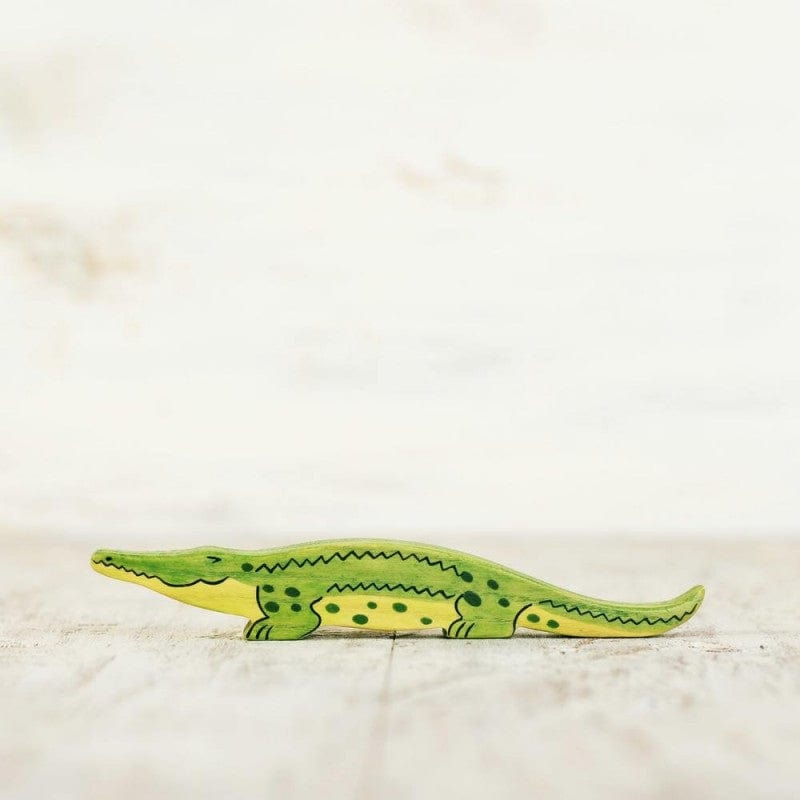 Wooden Crocodile Toy Wooden Caterpillar Lil Tulips