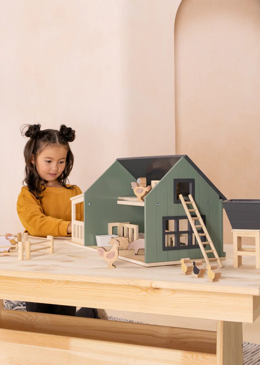 Wooden Farm & Accessories Set Coco Village Lil Tulips